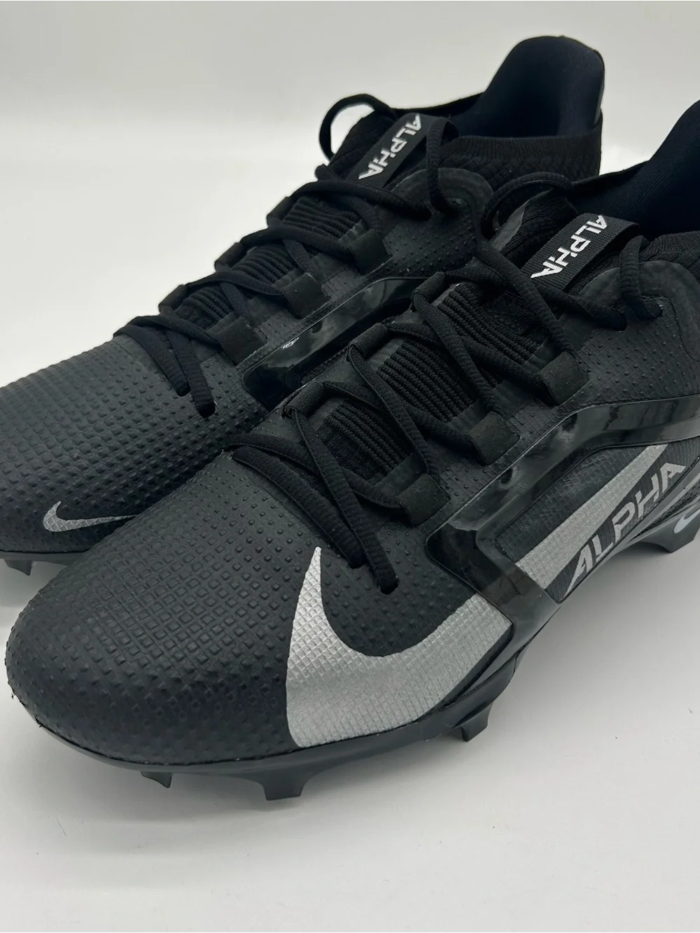 Nike Alpha Elite Black Football Cleats
